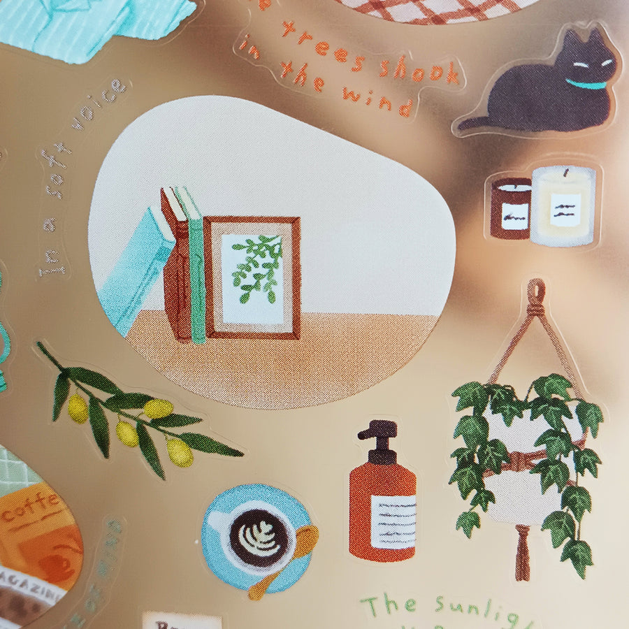 Mind Wave Room Arrange Sticker – Plant