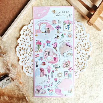 Mind Wave Room Arrange Sticker – Flower