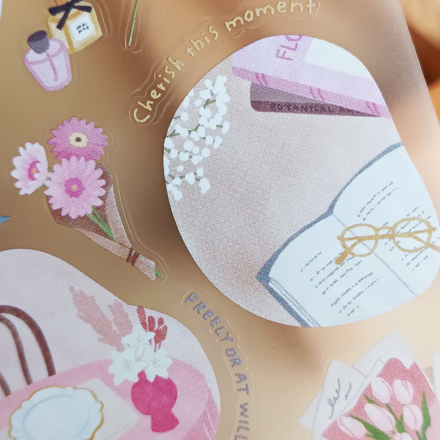 Mind Wave Room Arrange Sticker – Flower