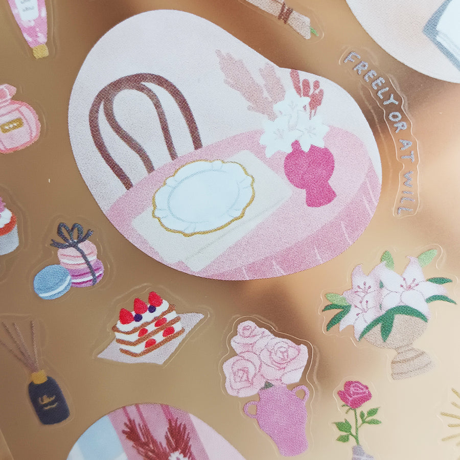 Mind Wave Room Arrange Sticker – Flower