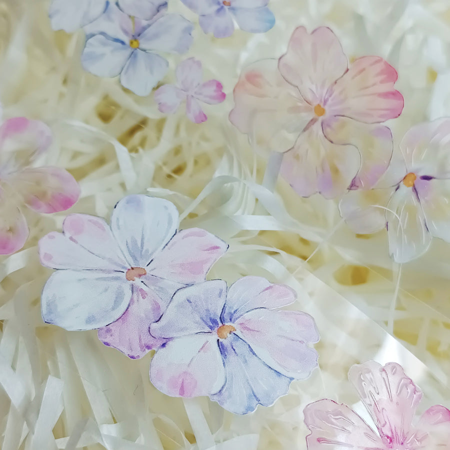 T.G “Floral Cascade” crystal/ shell shine pet tape