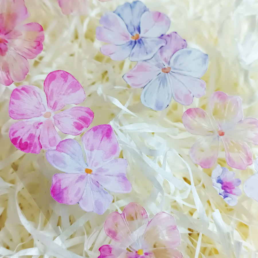 T.G “Floral Cascade” crystal/ shell shine pet tape