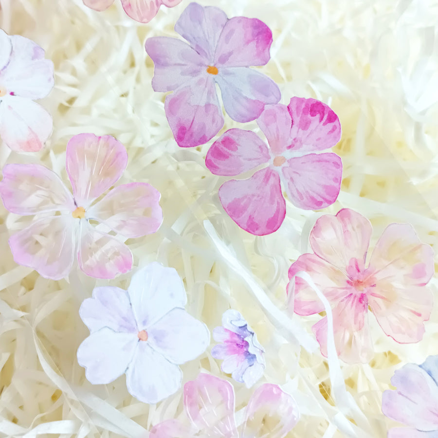 T.G “Floral Cascade” crystal/ shell shine pet tape