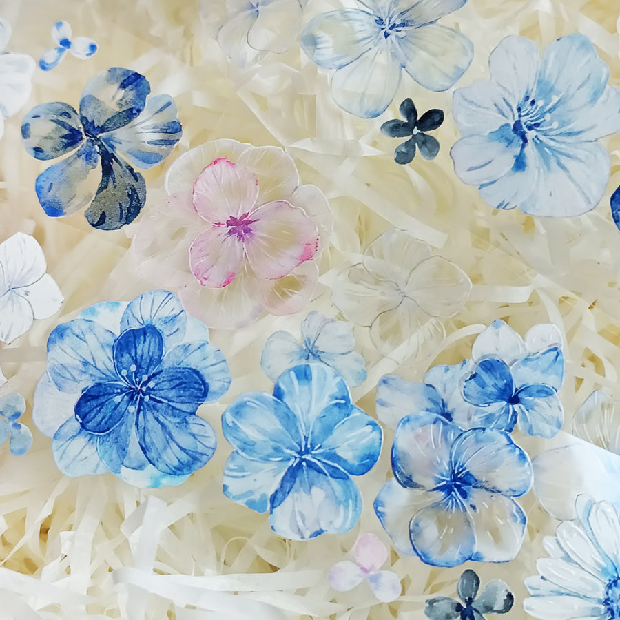 T.G “Blue Bloom” Crystal/ shell shine crystal pet tape