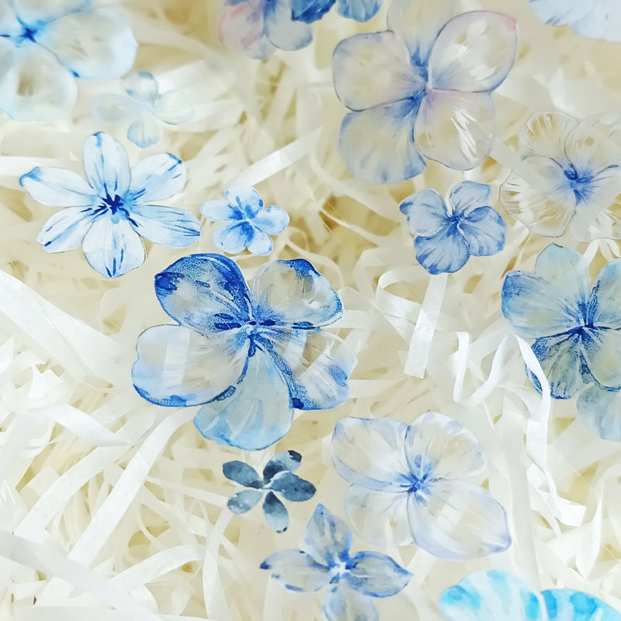 T.G “Blue Bloom” Crystal/ shell shine crystal pet tape