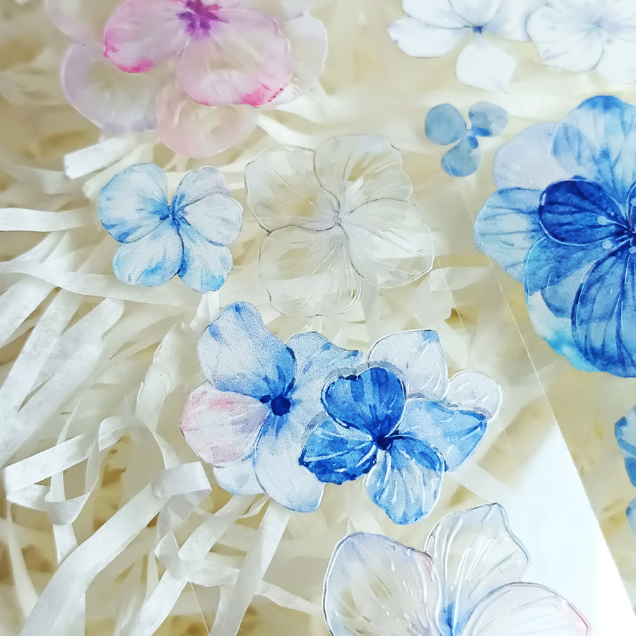 T.G “Blue Bloom” Crystal/ shell shine crystal pet tape