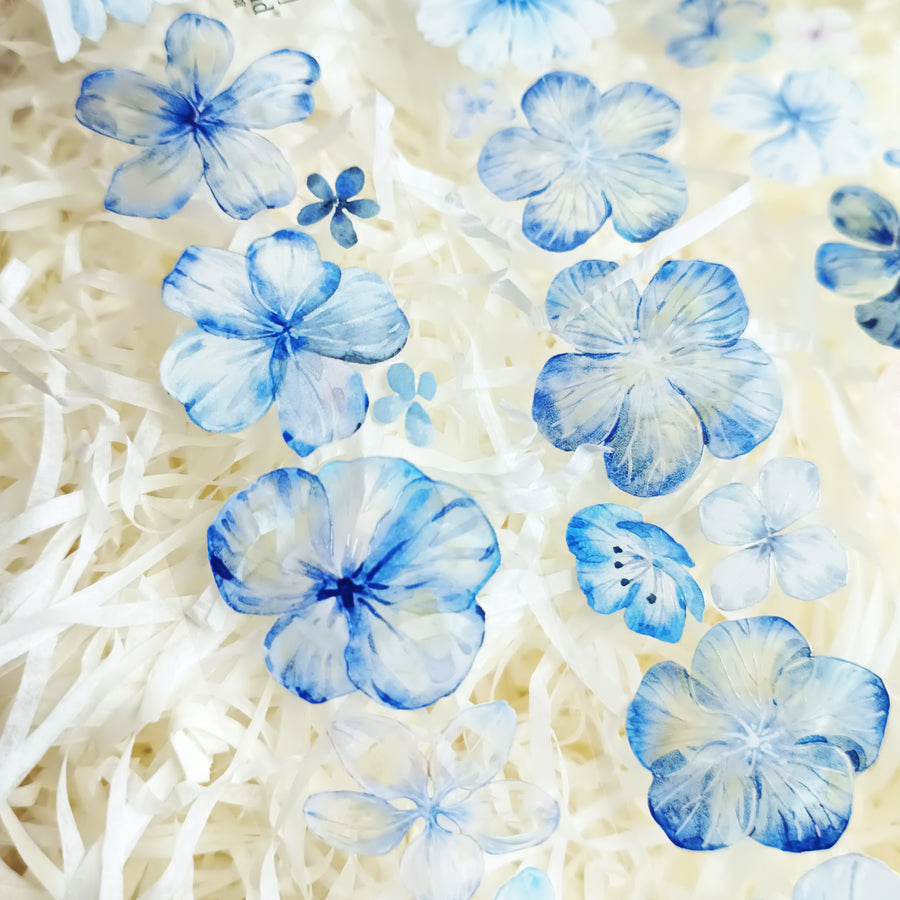 T.G “Blue Bloom” Crystal/ shell shine crystal pet tape