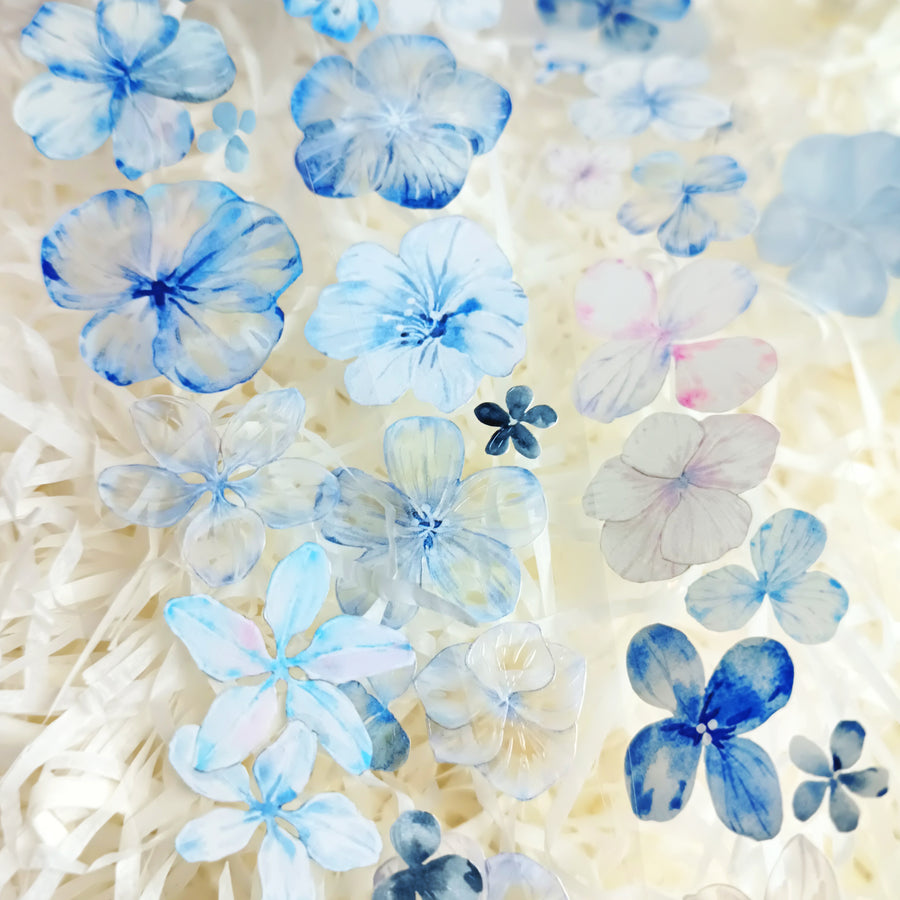 T.G “Blue Bloom” Crystal/ shell shine crystal pet tape