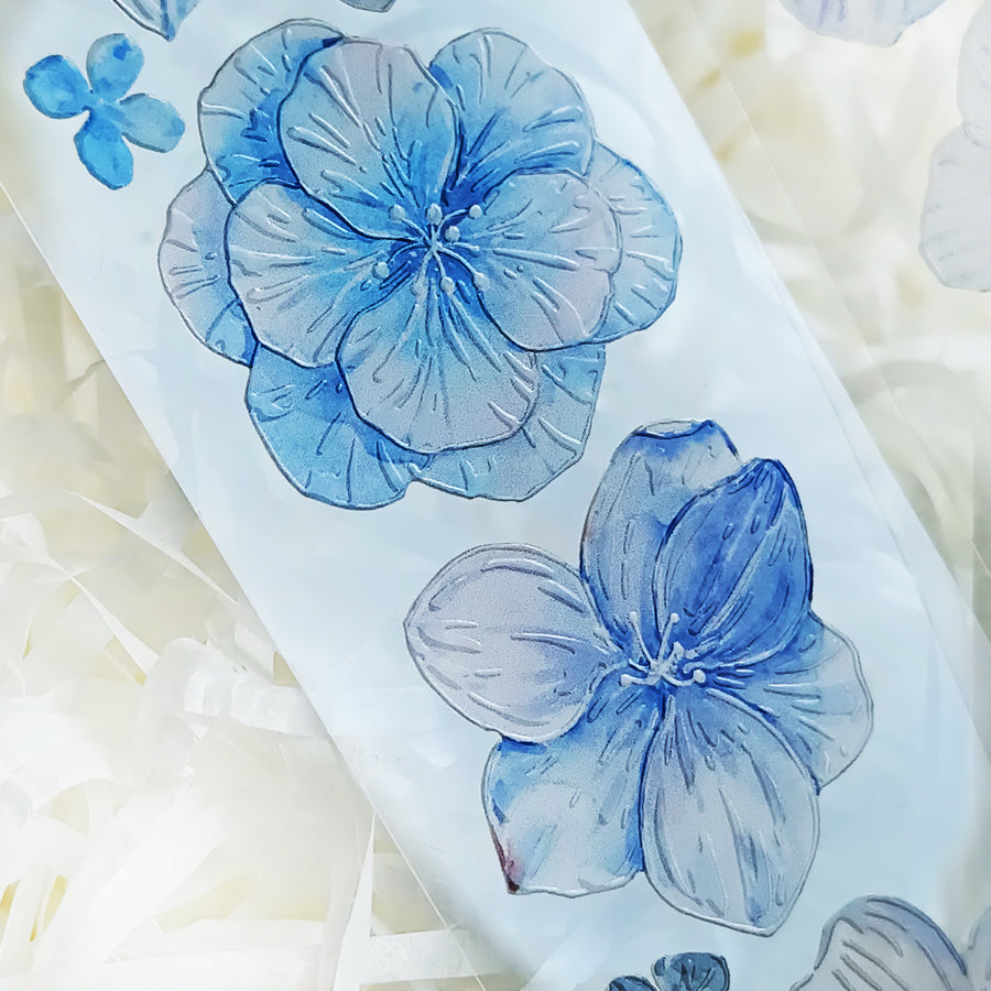 T.G “Blue Bloom” Crystal/ shell shine crystal pet tape
