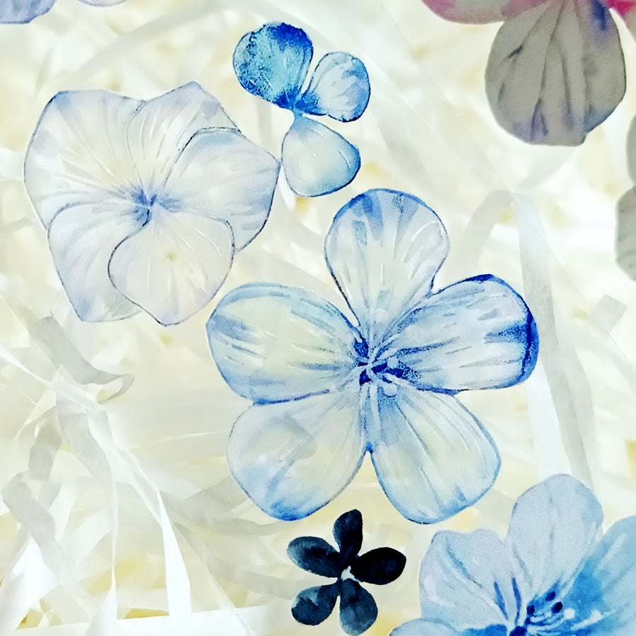 T.G “Blue Bloom” Crystal/ shell shine crystal pet tape