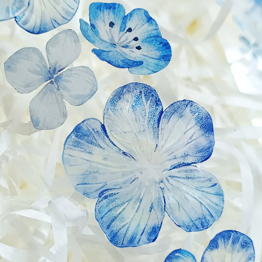 T.G “Blue Bloom” Crystal/ shell shine crystal pet tape