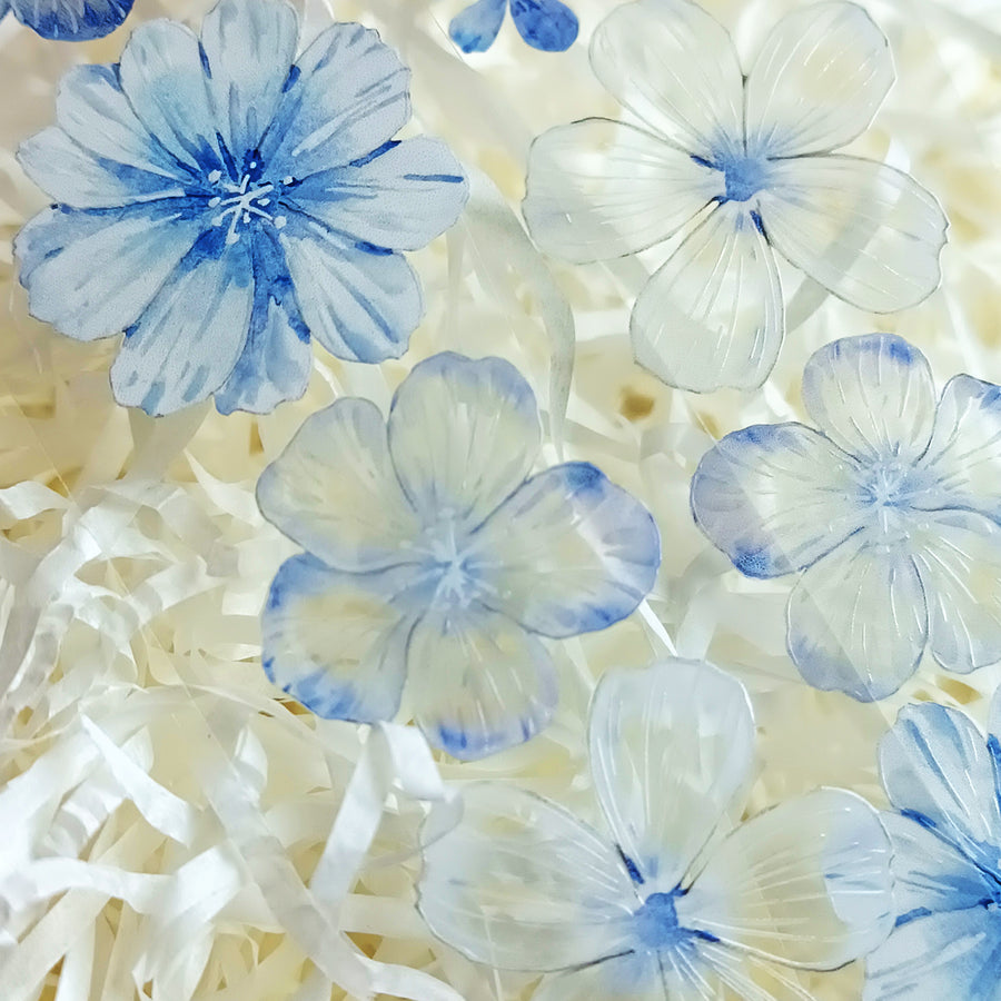 T.G “Blue Bloom” Crystal/ shell shine crystal pet tape