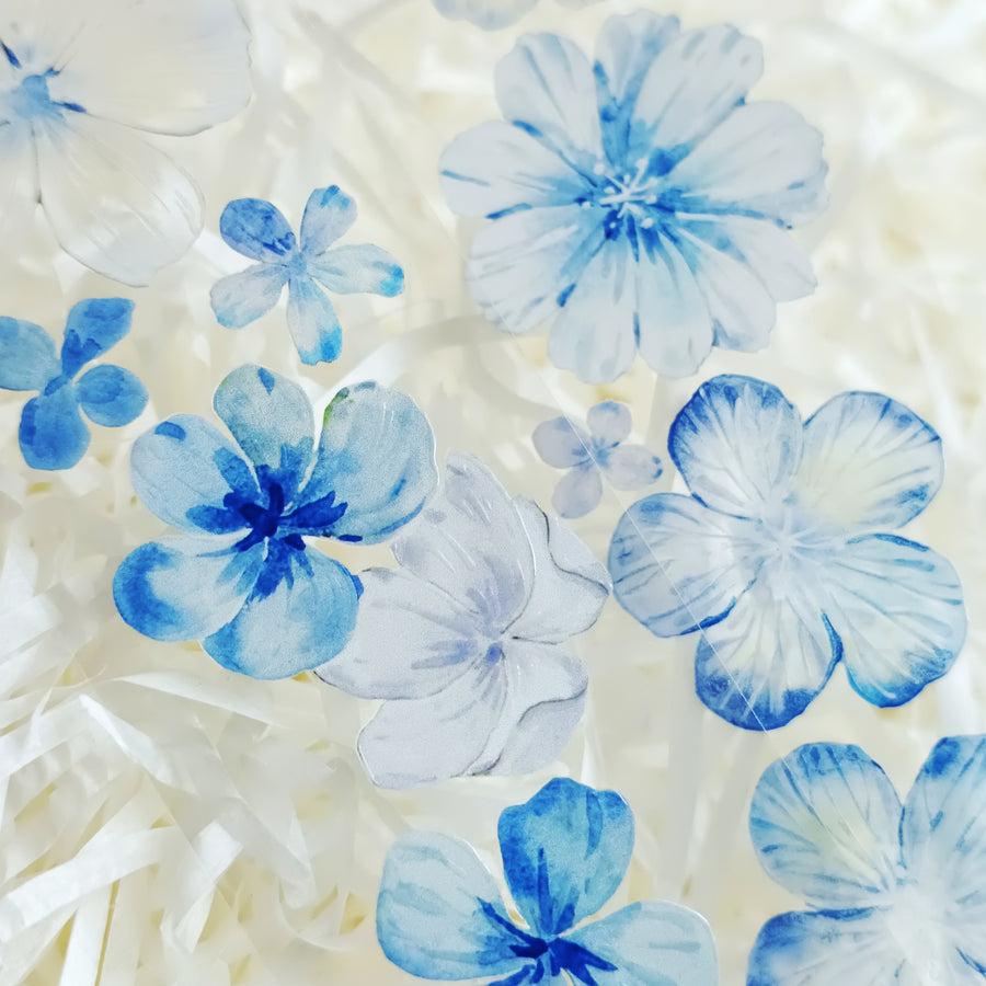 T.G “Blue Bloom” Crystal/ shell shine crystal pet tape