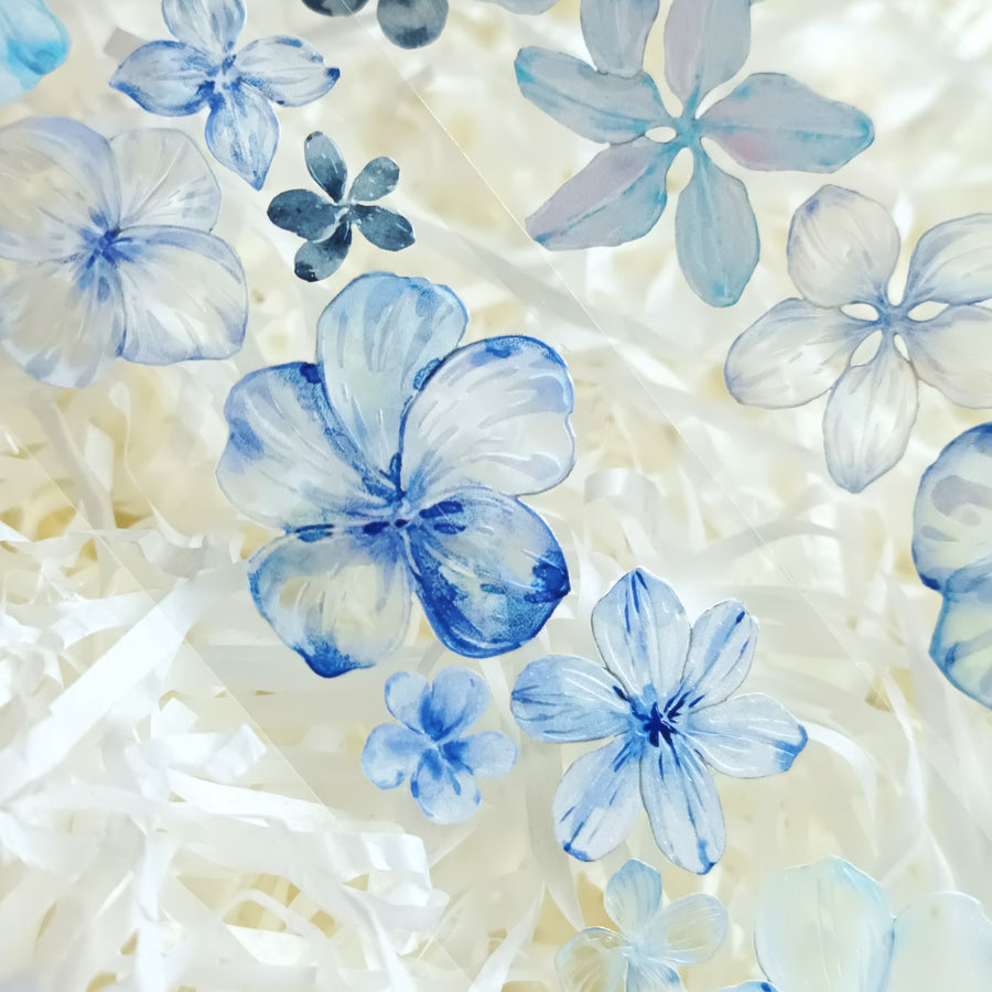 T.G “Blue Bloom” Crystal/ shell shine crystal pet tape