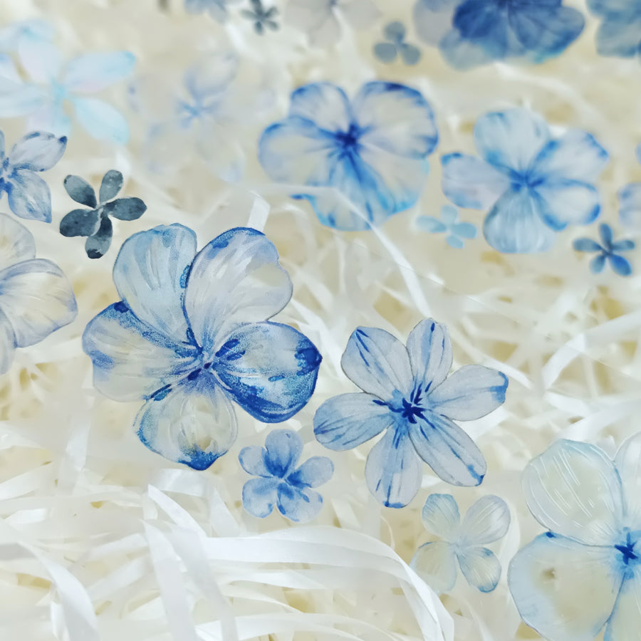 T.G “Blue Bloom” Crystal/ shell shine crystal pet tape