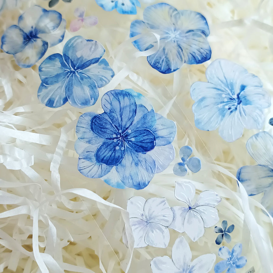 T.G “Blue Bloom” Crystal/ shell shine crystal pet tape