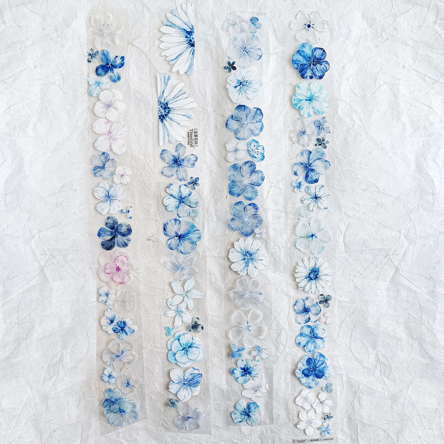 T.G “Blue Bloom” Crystal/ shell shine crystal pet tape