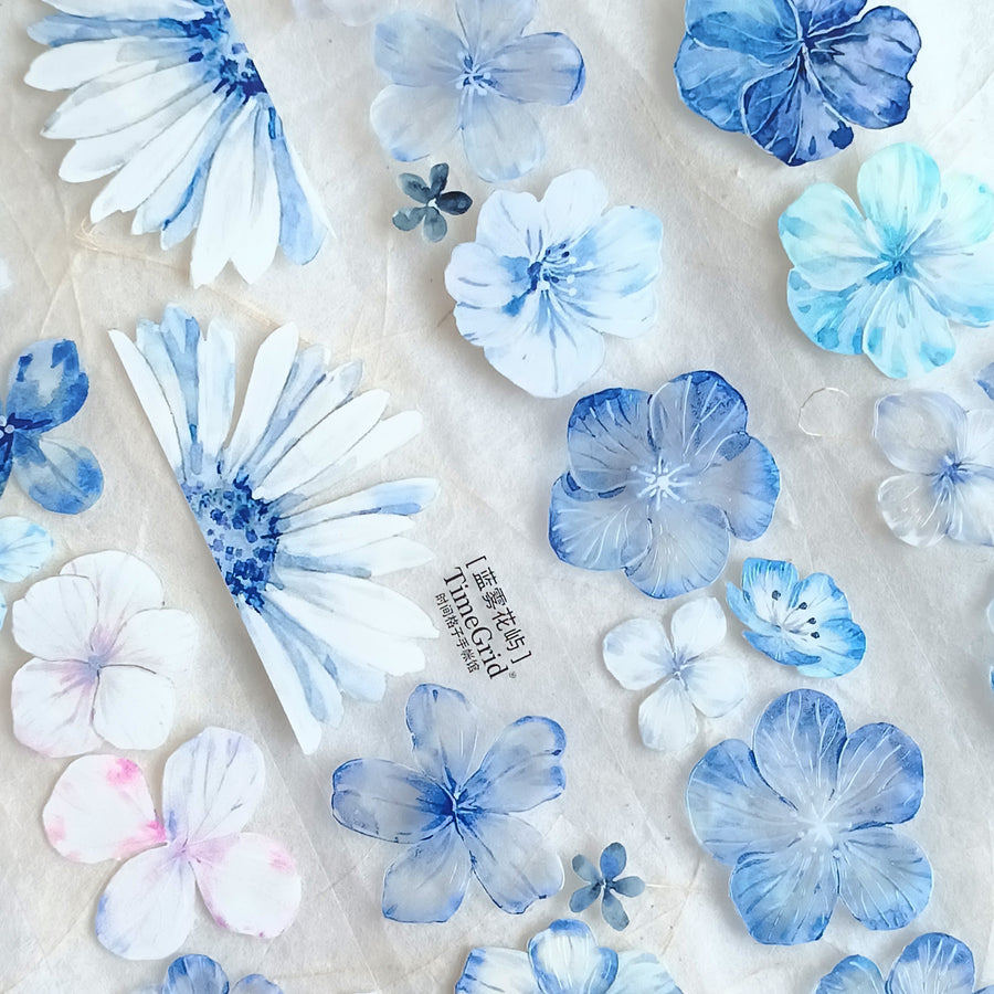 T.G “Blue Bloom” Crystal/ shell shine crystal pet tape