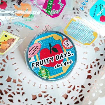 A kind of café 什物 Fruity Days Kissing-Cut PET