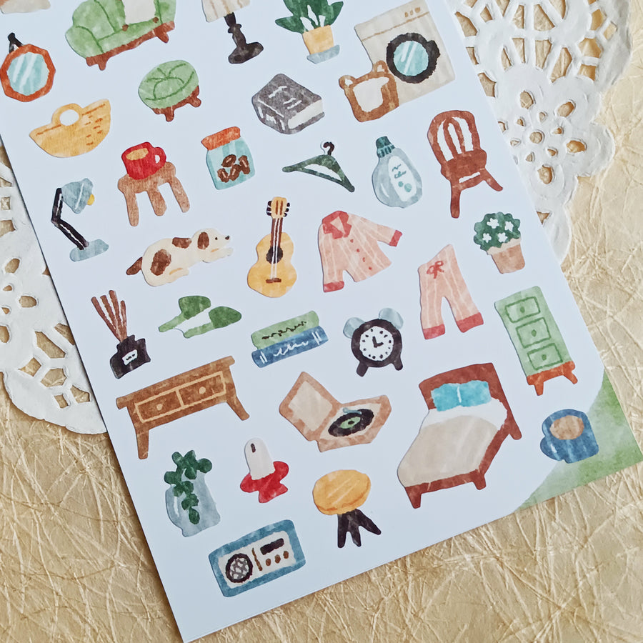 Mind Wave Mahoroba Sticker - Living Room