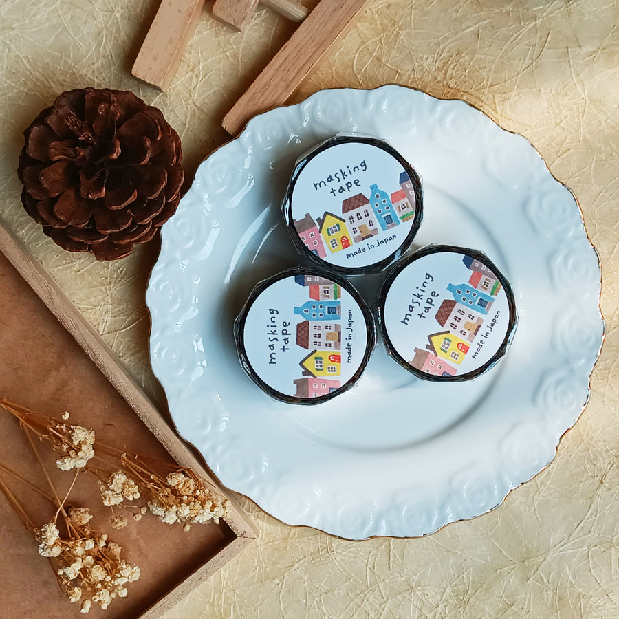 Mind Wave Seamless Die-Cut Washi Tape - House