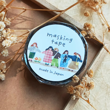 Mind Wave Seamless Die-Cut Washi Tape - People