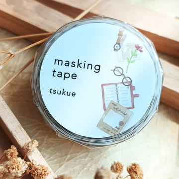 Mind Wave Seamless Die-Cut Washi Tape - tsukue