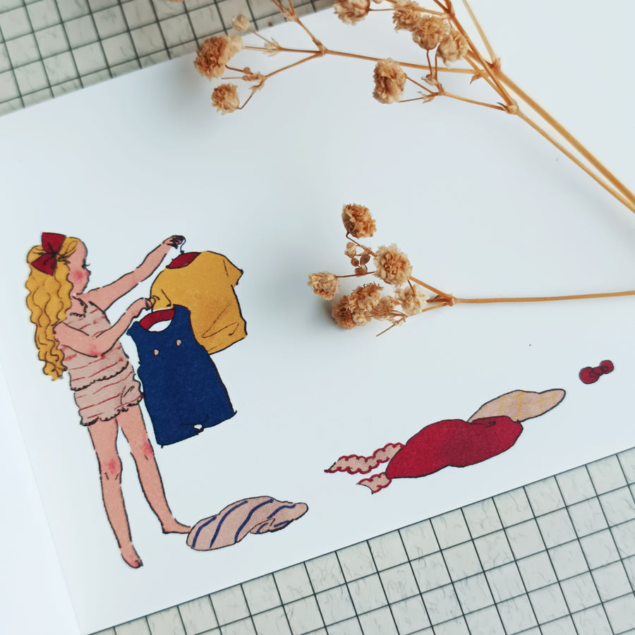 Sanrio Characters notepad - dressing day