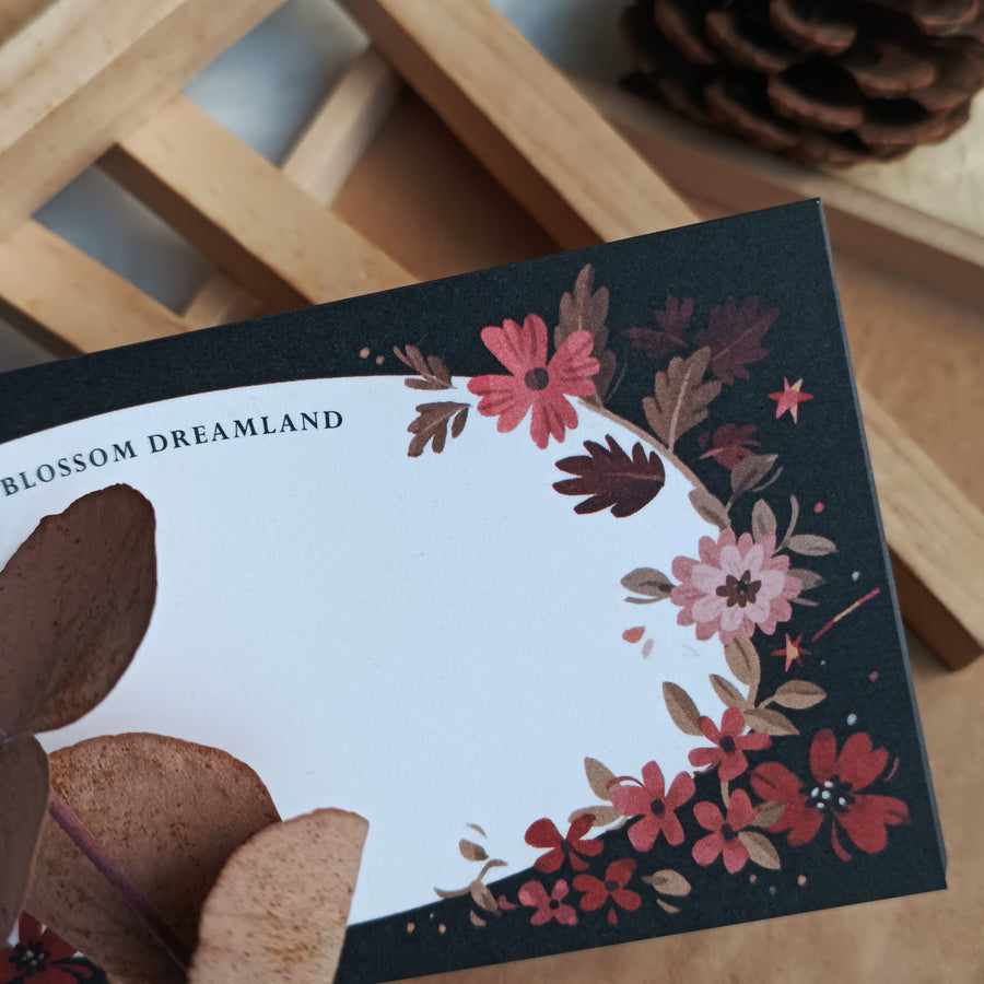Wwiinngg notepad - celebration of petals