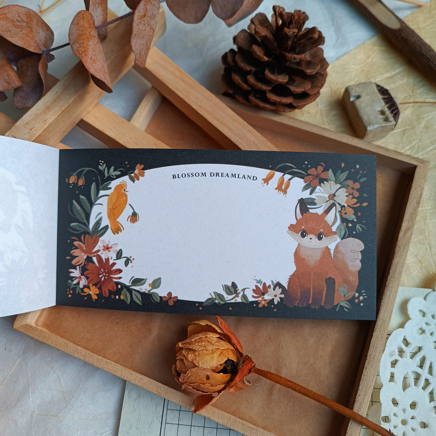 Wwiinngg notepad - celebration of petals