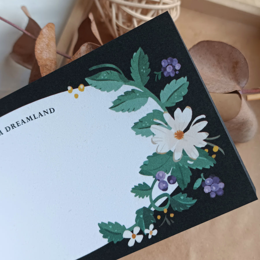 Wwiinngg notepad - celebration of petals