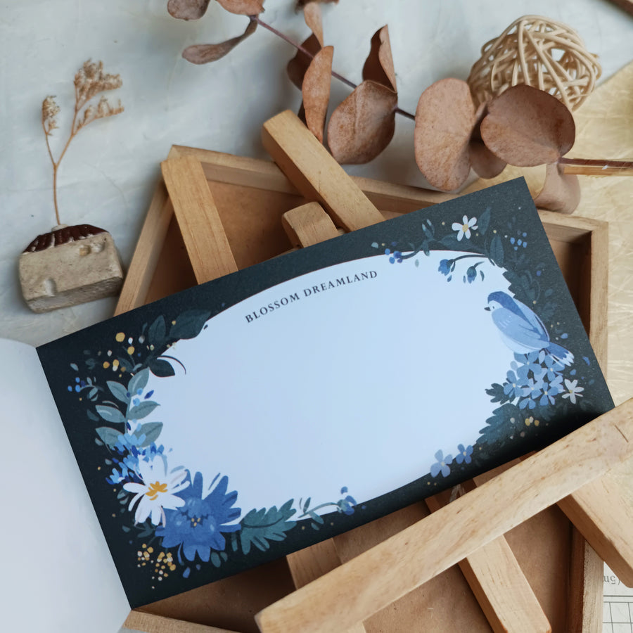 Wwiinngg notepad - celebration of petals