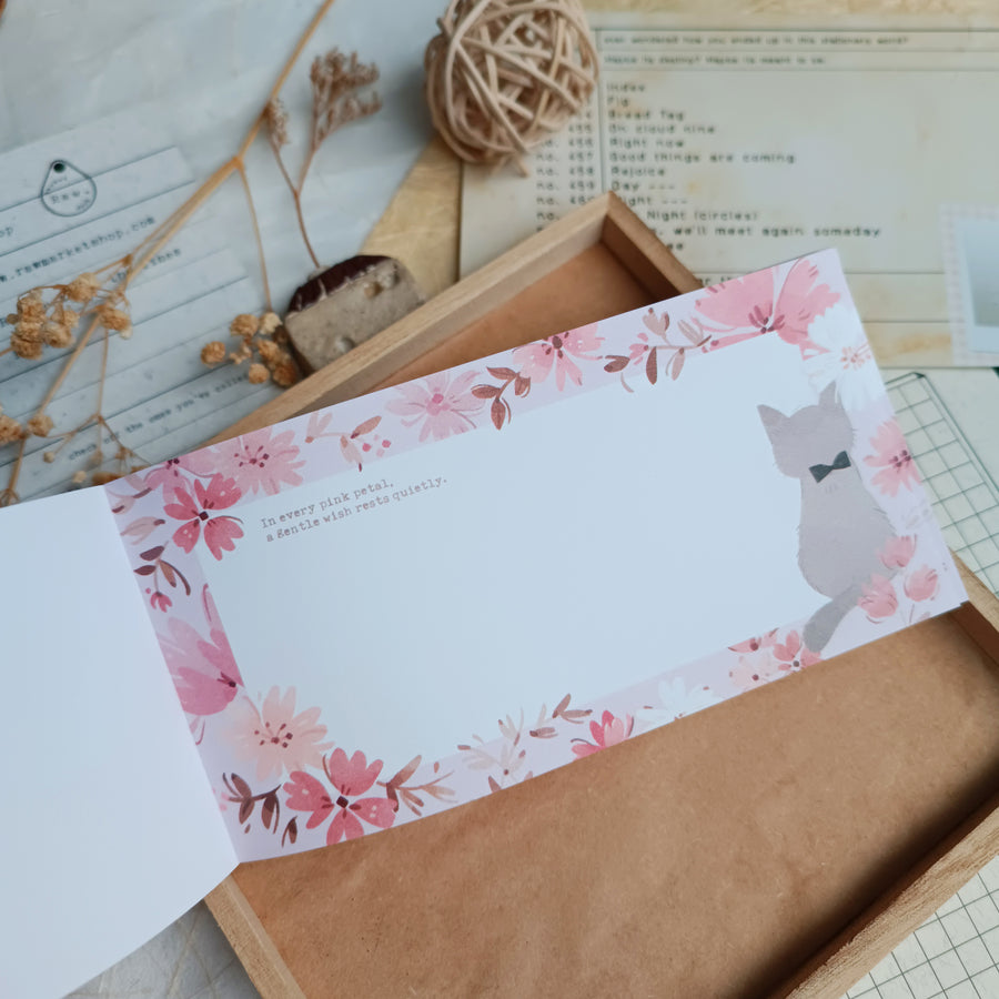 Wwiinngg notepad - celebration of petals - 02