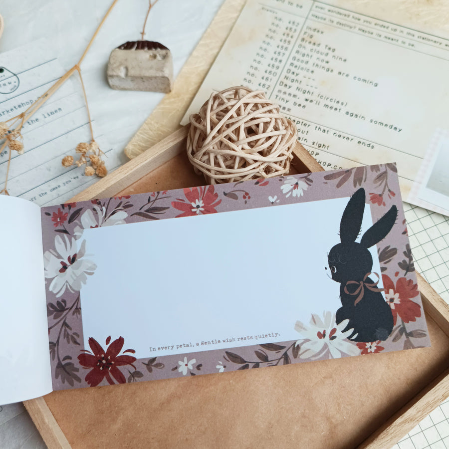 Wwiinngg notepad - celebration of petals - 02