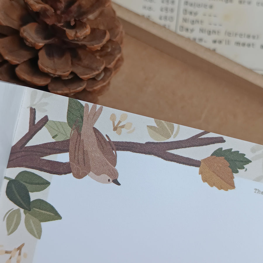 Wwiinngg notepad - celebration of petals - 02