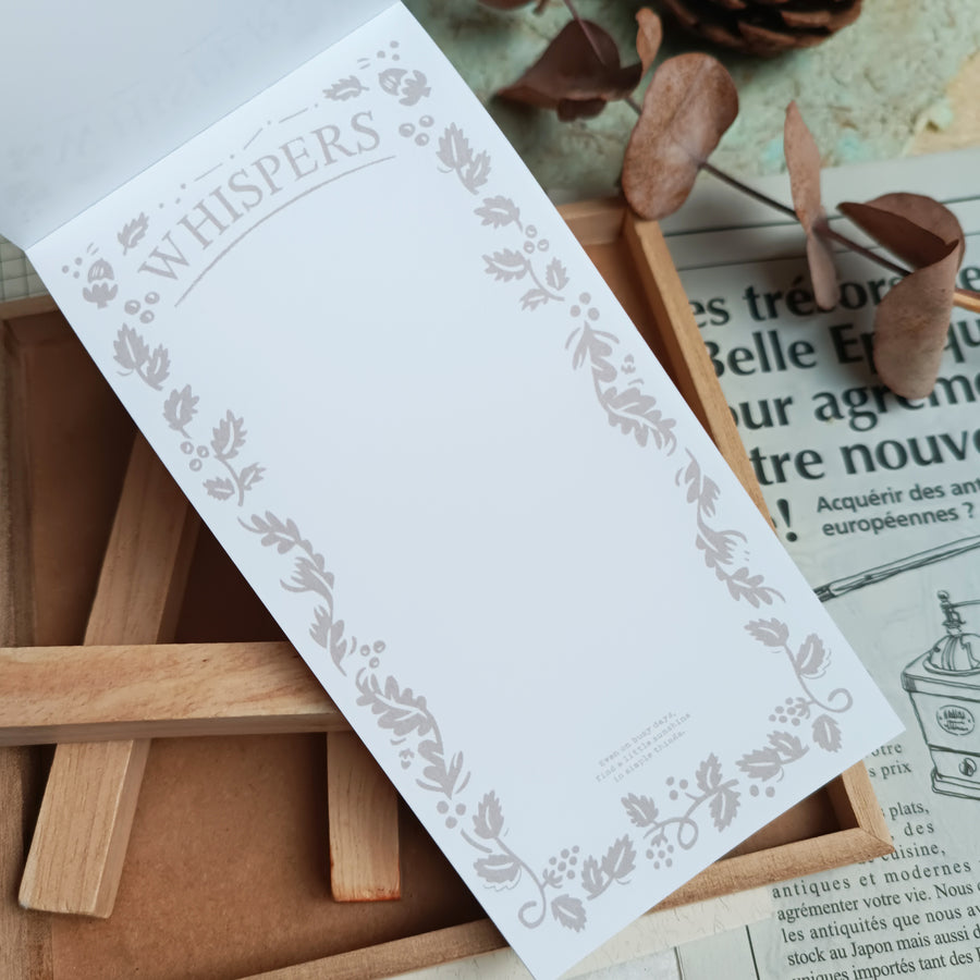 Wwiinngg notepad - the gentle page