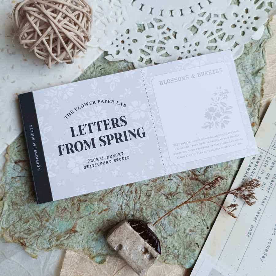 Wwiinngg notepad - letters from spring