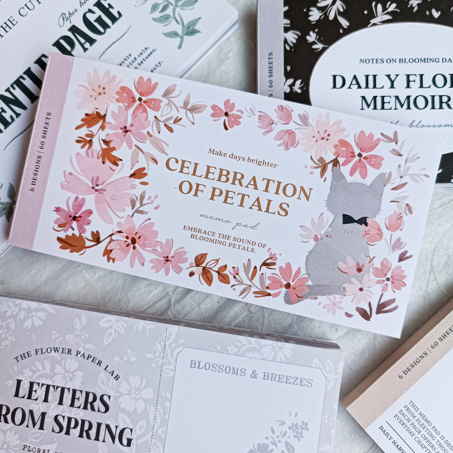 Wwiinngg notepad - celebration of petals - 02