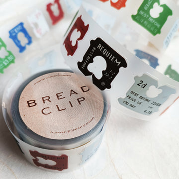 Jr.Journal Bread Clip Kiss Cut PVC Tape Sticker Roll