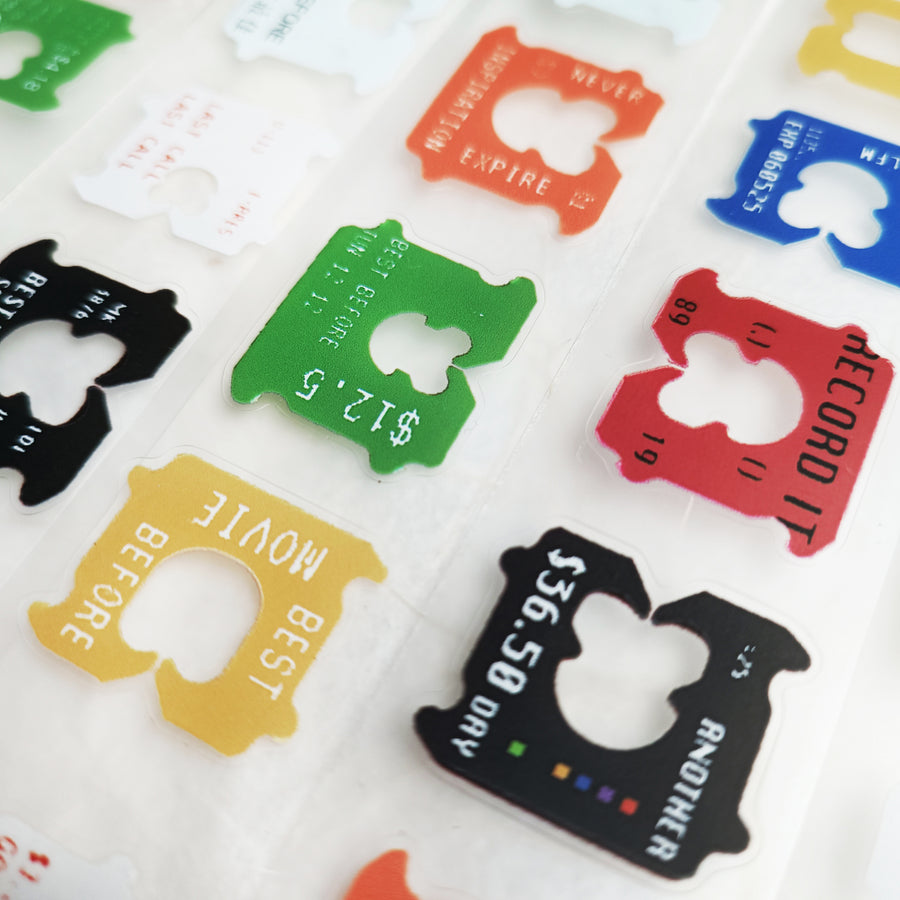 Jr.Journal Bread Clip Kiss Cut PVC Tape Sticker Roll
