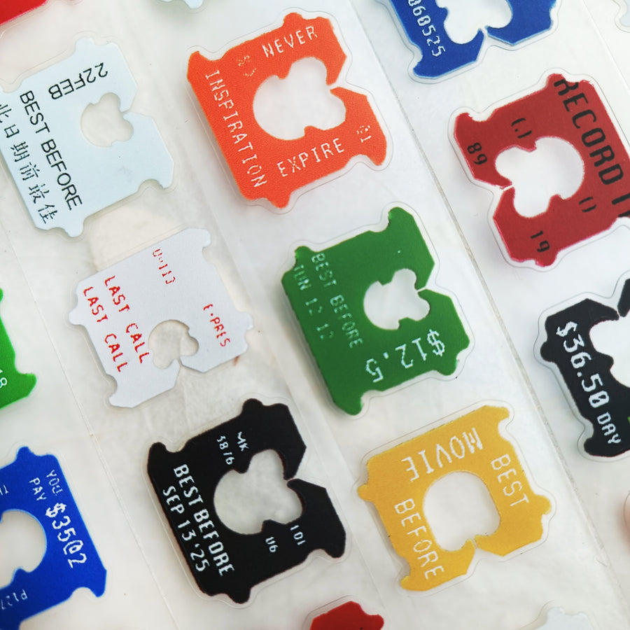 Jr.Journal Bread Clip Kiss Cut PVC Tape Sticker Roll