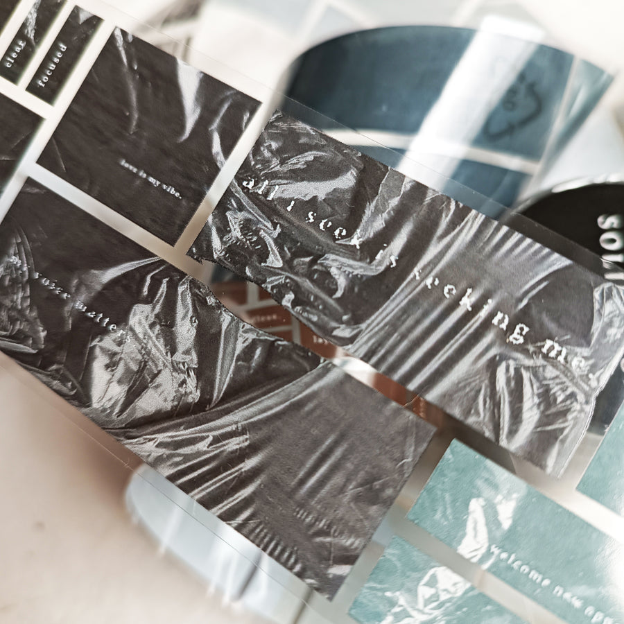 Jr.Journal Solid Tag Glossy PET Tape