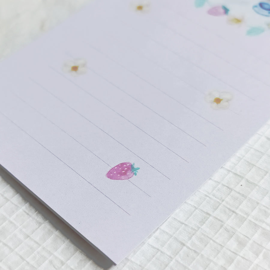 Kin.iro.hitode notepad - animal teatime