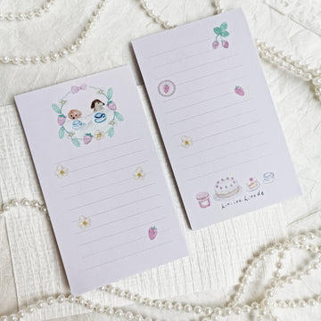 Kin.iro.hitode notepad - animal teatime