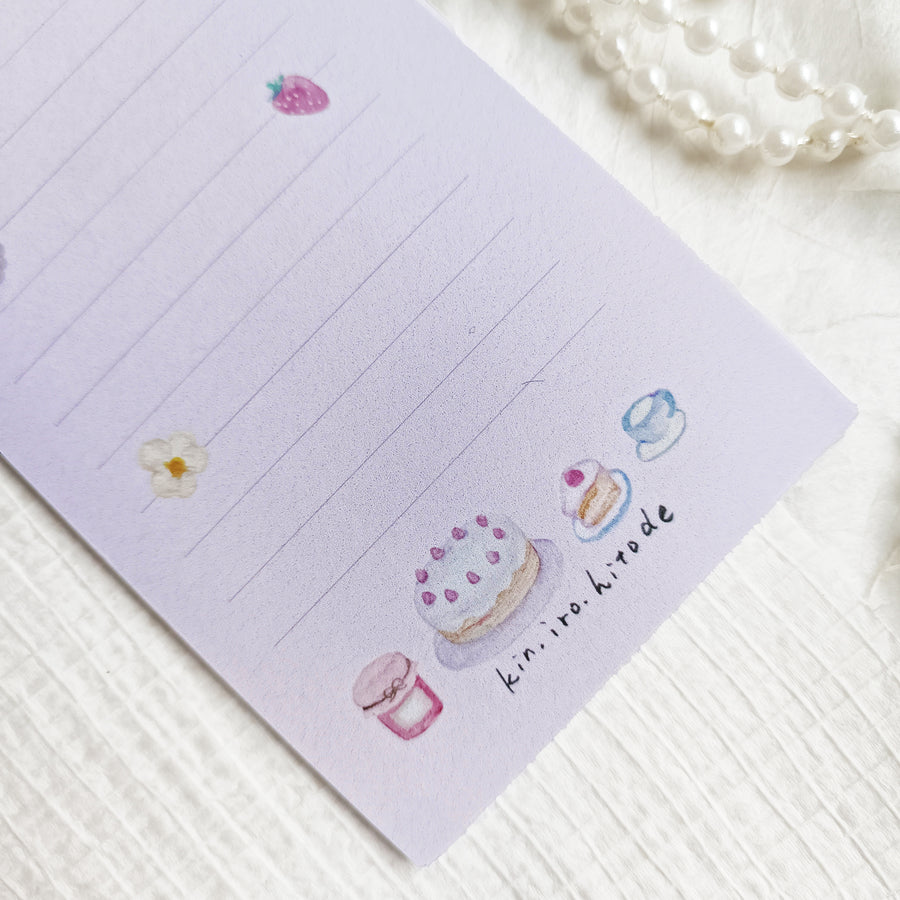 Kin.iro.hitode notepad - animal teatime