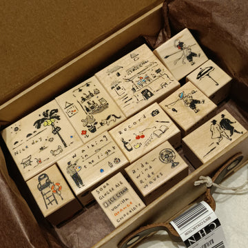 Sen's collection Rubber Stamps Set - Walking in the light （4th Anniversary ）