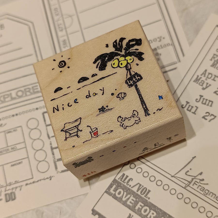 Sen's collection Rubber Stamps Set - Walking in the light （4th Anniversary ）