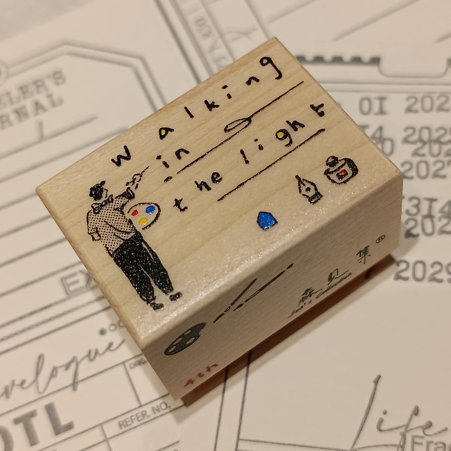 Sen's collection Rubber Stamps Set - Walking in the light （4th Anniversary ）