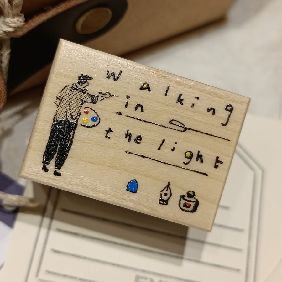 Sen's collection Rubber Stamps Set - Walking in the light （4th Anniversary ）