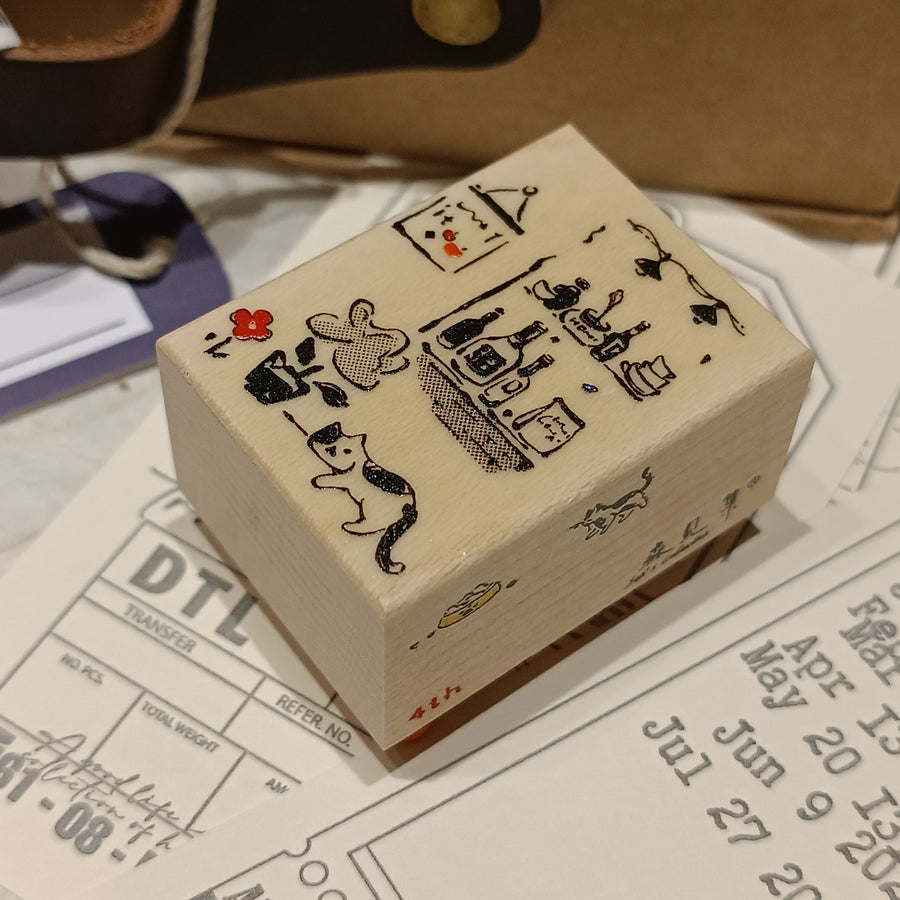 Sen's collection Rubber Stamps Set - Walking in the light （4th Anniversary ）
